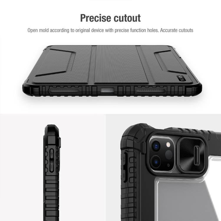 For iPad Air 11 2024 / 2025 / 2026 NILLKIN Bumper Pro Folding Style Tablet Leather Case