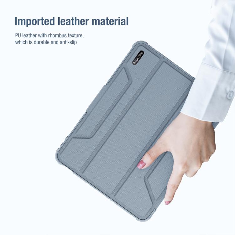 For iPad Air 11 2024 / 2025 / 2026 NILLKIN Bumper Pro Folding Style Tablet Leather Case
