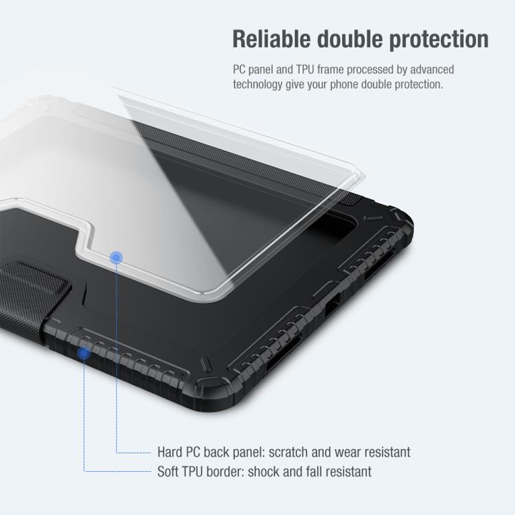 For iPad Air 11 2024 / 2025 / 2026 NILLKIN Bumper Pro Folding Style Tablet Leather Case