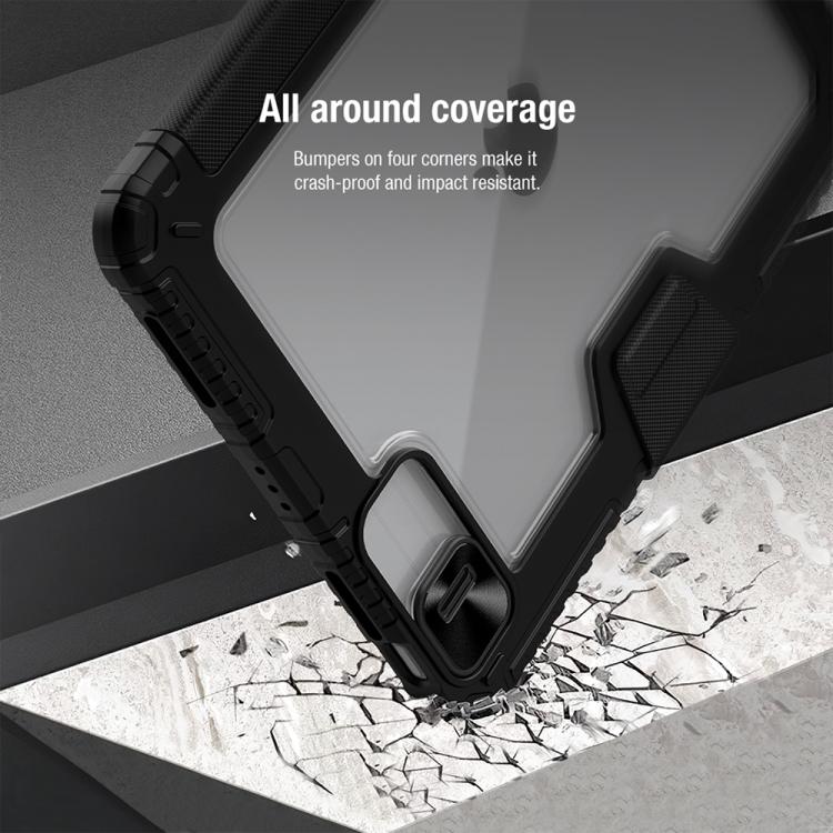 For iPad Air 11 2024 / 2025 / 2026 NILLKIN Bumper Pro Folding Style Tablet Leather Case