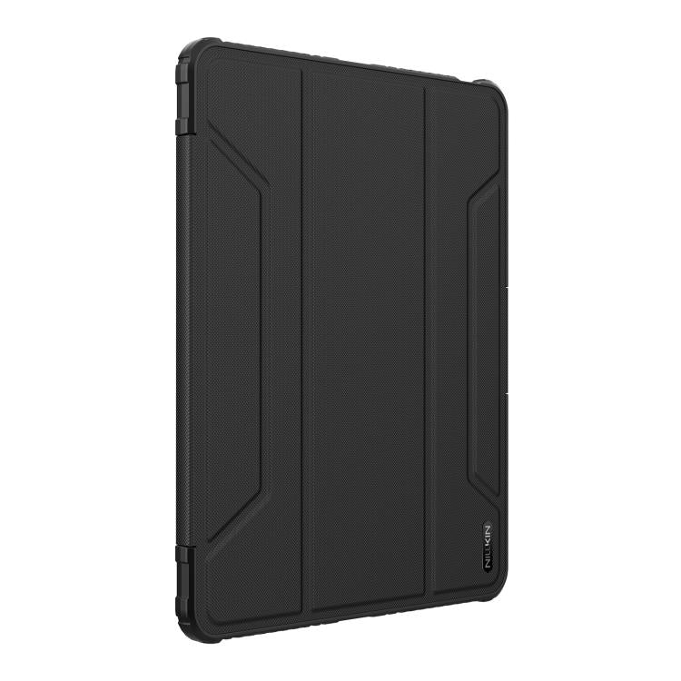 For iPad Air 13 2024 / 2025 / 2026 NILLKIN Bumper Pro Folding Style Tablet Leather Case - Black
