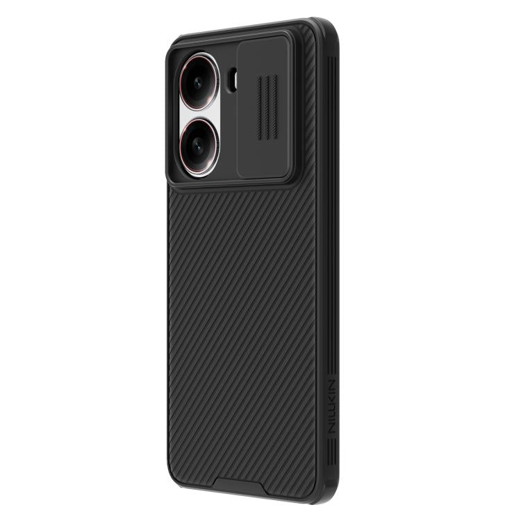 For Redmi Turbo 4 NILLKIN CamShield Pro Magnetic PC Phone Case - Black