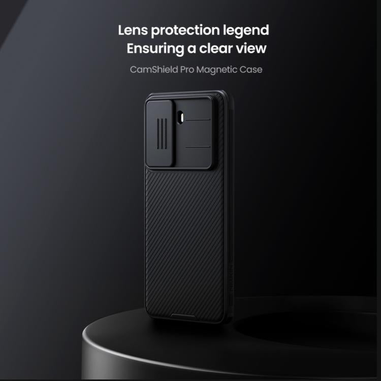 For Redmi Turbo 4 NILLKIN CamShield Pro Magnetic PC Phone Case - Black