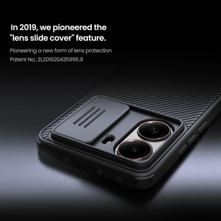 For Redmi Turbo 4 NILLKIN CamShield Pro Magnetic PC Phone Case - Black
