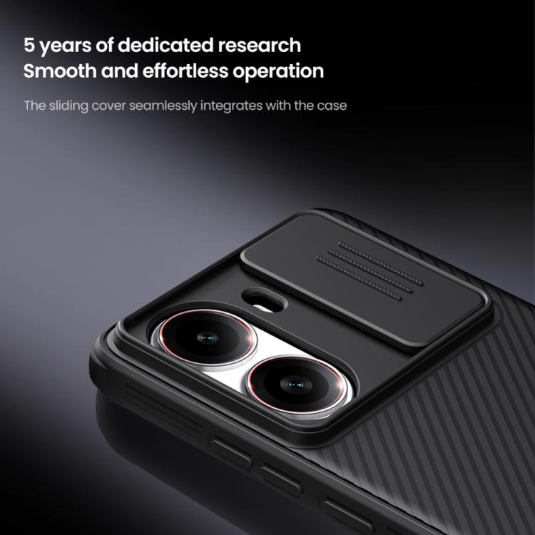 For Redmi Turbo 4 NILLKIN CamShield Pro Magnetic PC Phone Case - Black
