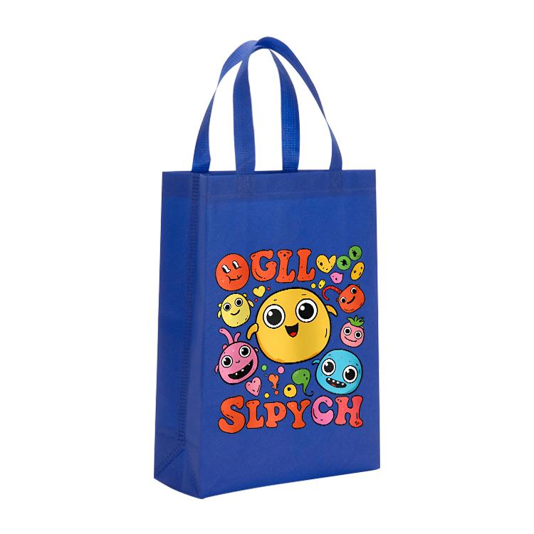 Funny Face Printed Non-woven Fabric Bag Print On Your Demand, Size:38x30x10cm