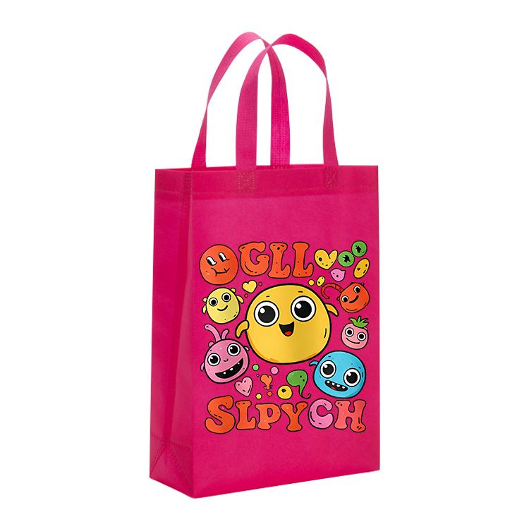 Funny Face Printed Non-woven Fabric Bag Print On Your Demand, Size:38x30x10cm