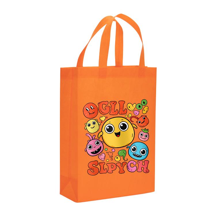 Funny Face Printed Non-woven Fabric Bag Print On Your Demand, Size:41x35x12cm
