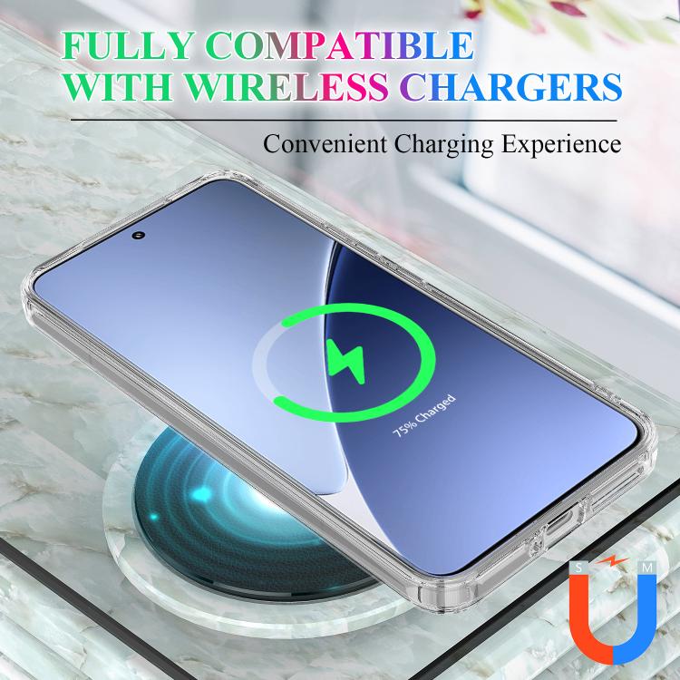 For Xiaomi 15 Pro MagSafe Clear Acrylic PC Hybrid TPU Phone Case - Transparent
