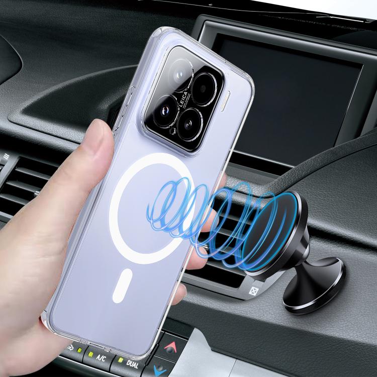 For Xiaomi 15 MagSafe Clear Acrylic PC Hybrid TPU Phone Case - Transparent
