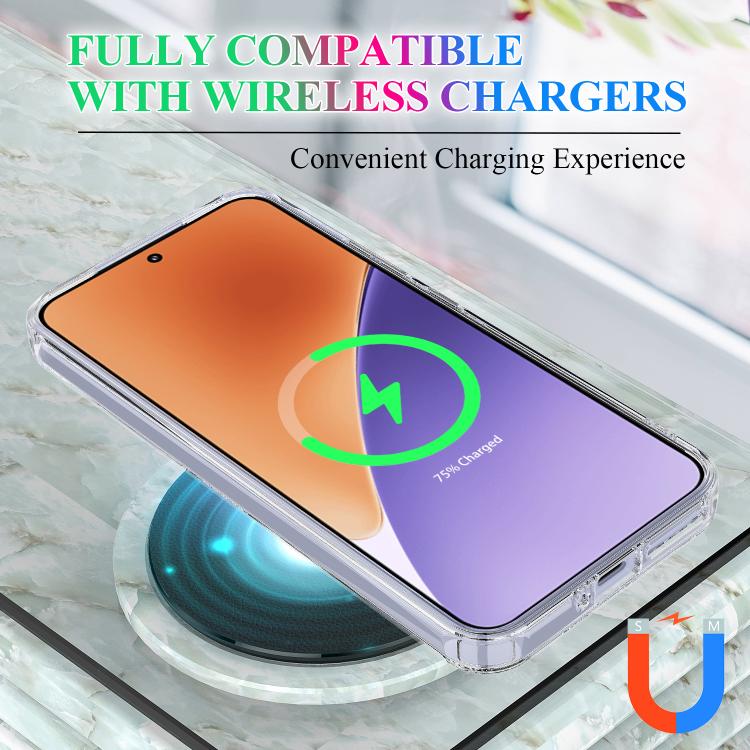 For Xiaomi 15 MagSafe Clear Acrylic PC Hybrid TPU Phone Case - Transparent