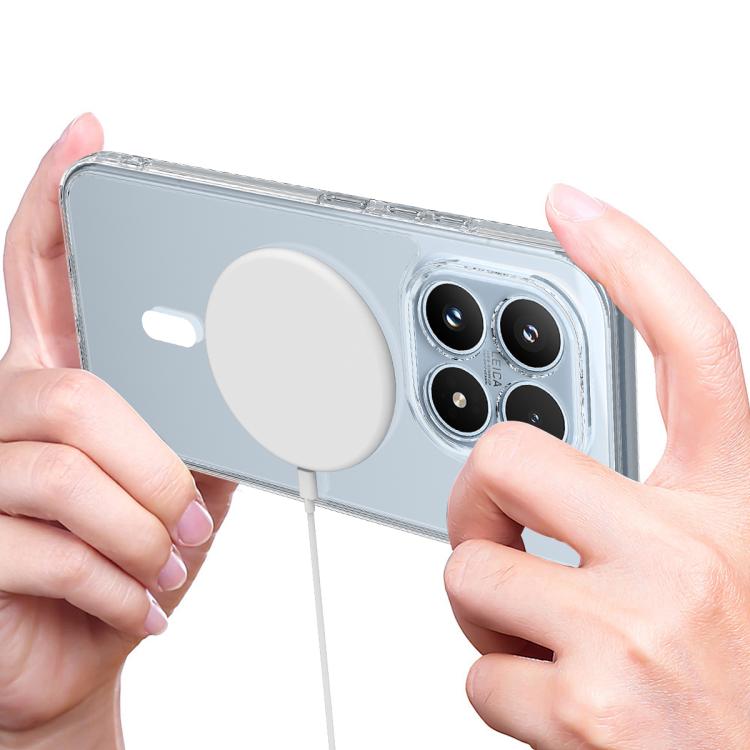 For Xiaomi 17 MagSafe Clear Acrylic PC Hybrid TPU Phone Case - Transparent