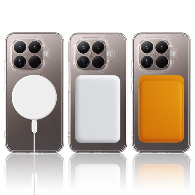 For Xiaomi 15T Pro MagSafe Clear Acrylic PC Hybrid TPU Phone Case - Transparent