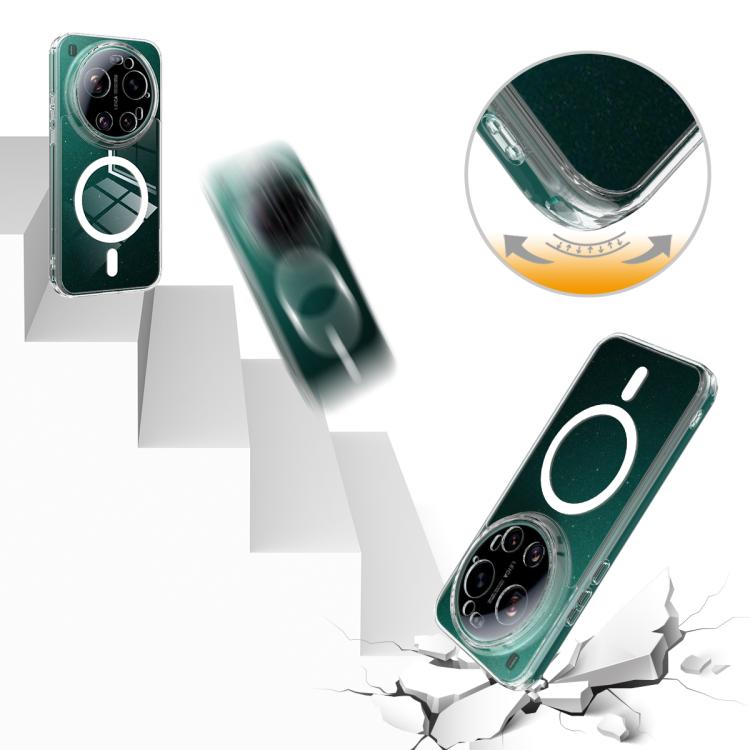 For Xiaomi 17 Ultra MagSafe Clear Acrylic PC Hybrid TPU Phone Case - Transparent
