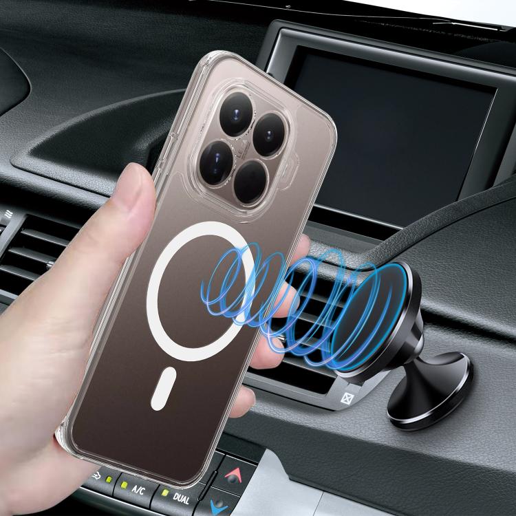 For Xiaomi 17T 5G MagSafe Clear Acrylic PC Hybrid TPU Phone Case - Transparent