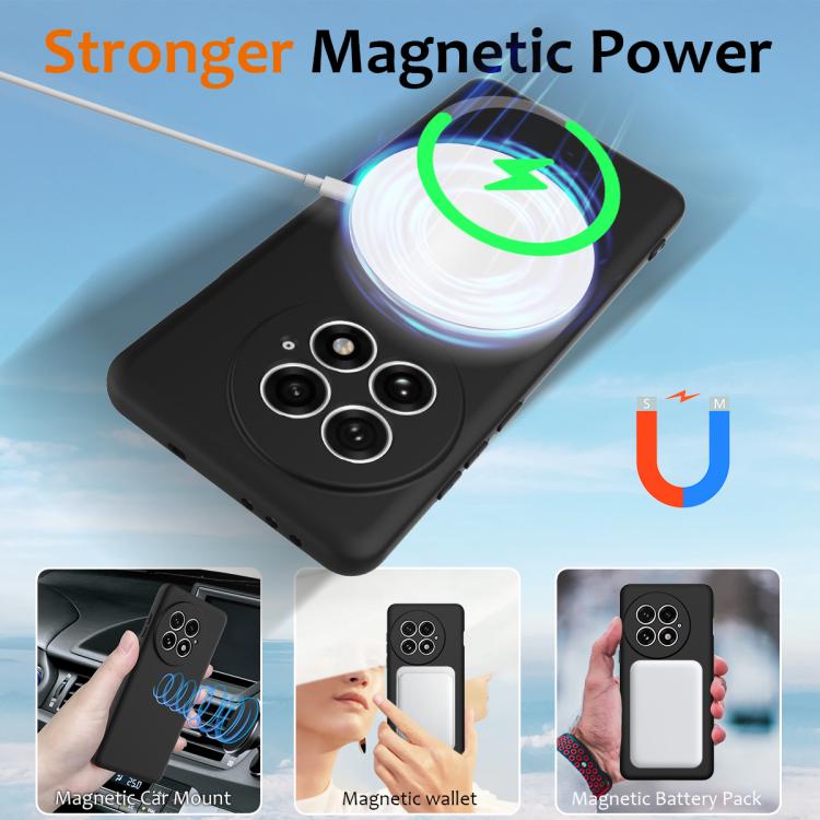 For OnePlus 13 Shockproof Silicone Magsafe Phone Case