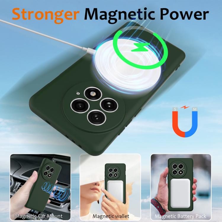 For OnePlus 13 Shockproof Silicone Magsafe Phone Case