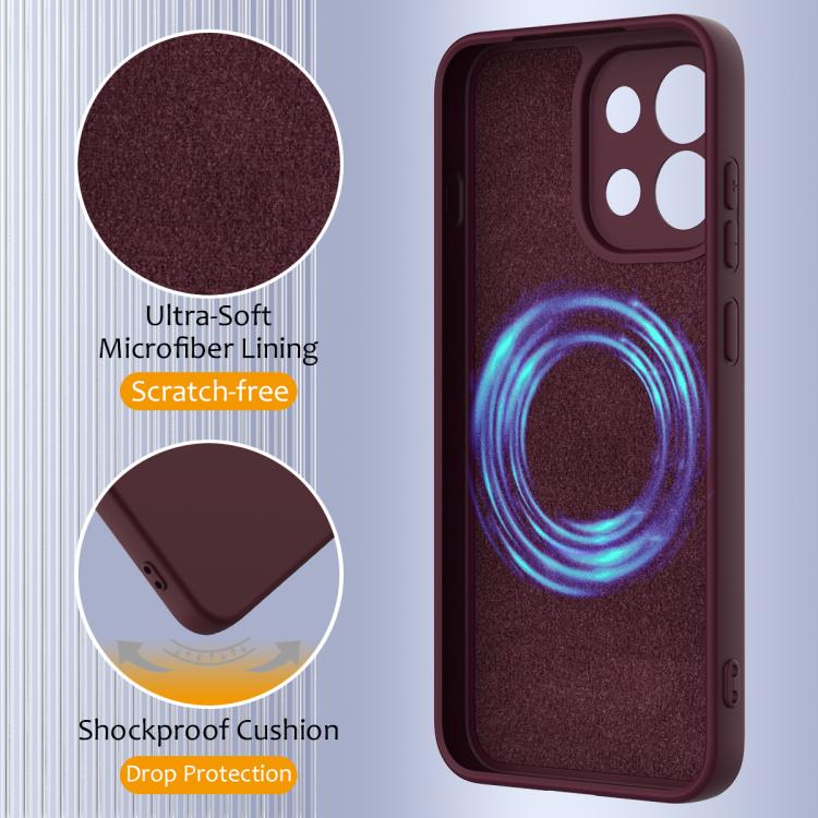 For OnePlus 13T / 13s Shockproof Silicone Magsafe Phone Case