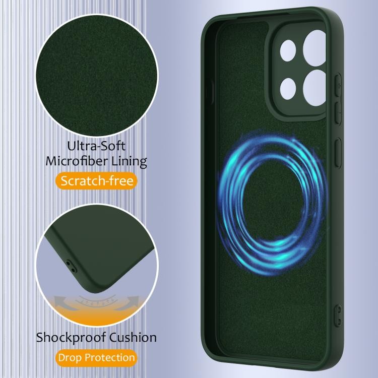 For OnePlus 13T / 13s Shockproof Silicone Magsafe Phone Case