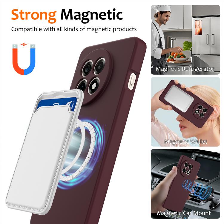 For OnePlus 13R / Ace 5 / Ace 5 Pro Shockproof Silicone Magsafe Phone Case