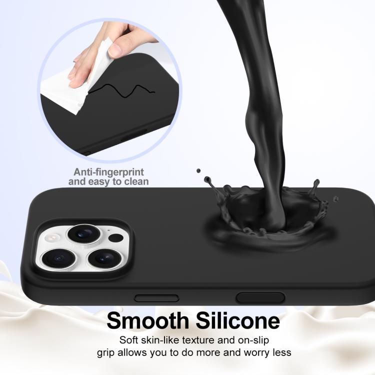 For iPhone 16 Pro Max Silicone Magsafe Phone Case with Camera Control Button