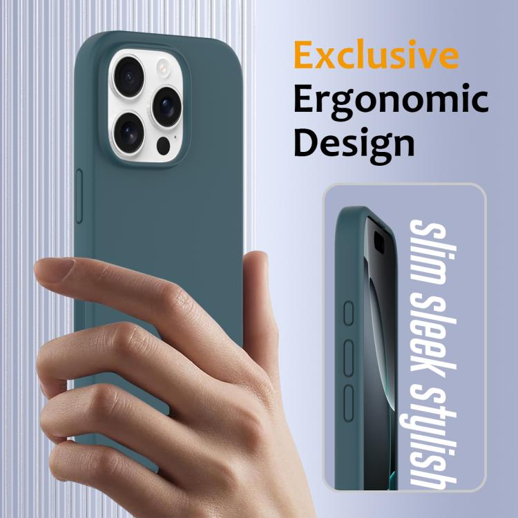 For iPhone 16 Pro Max Silicone Magsafe Phone Case with Camera Control Button
