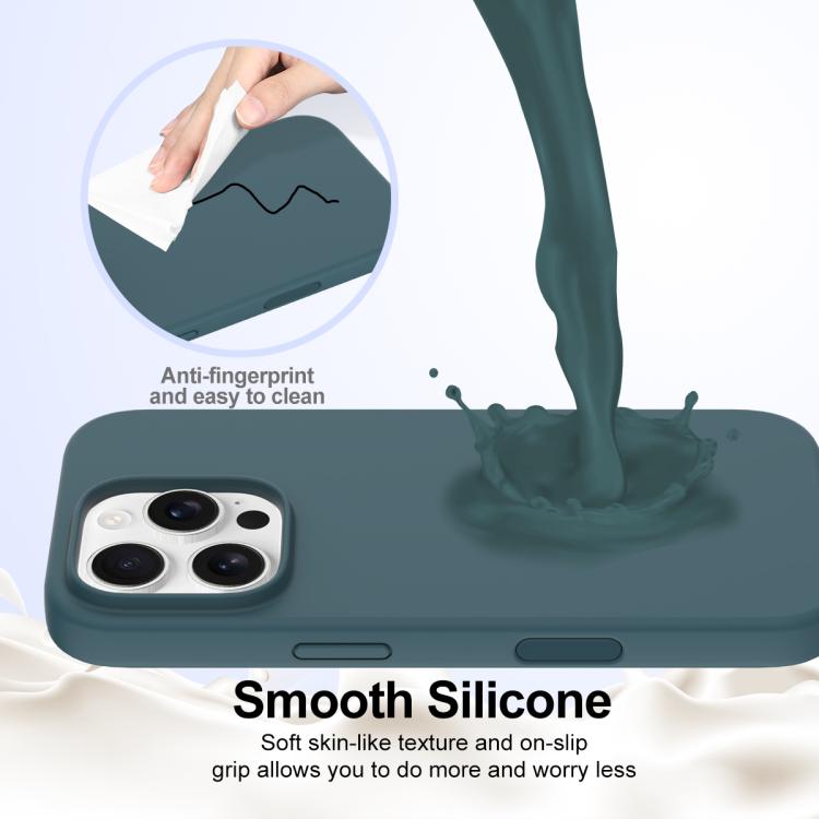 For iPhone 16 Pro Max Silicone Magsafe Phone Case with Camera Control Button