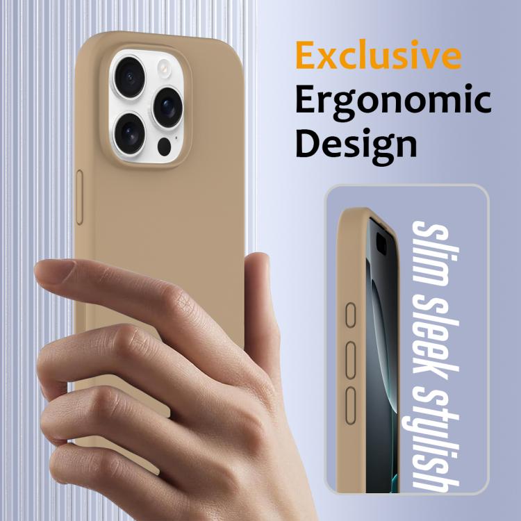 For iPhone 16 Pro Max Silicone Magsafe Phone Case with Camera Control Button