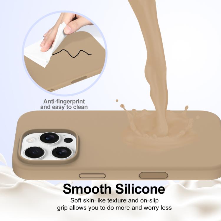 For iPhone 16 Pro Max Silicone Magsafe Phone Case with Camera Control Button