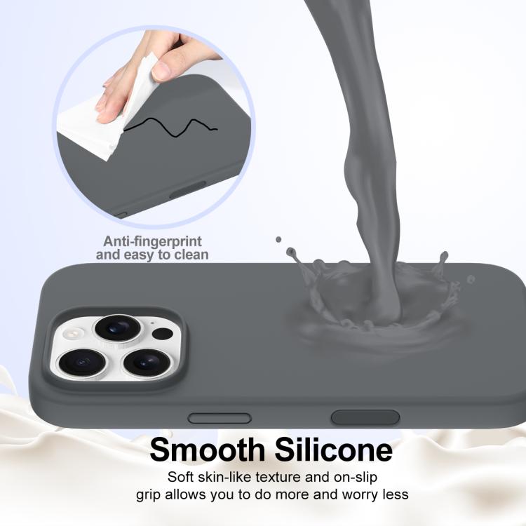 For iPhone 16 Pro Max Silicone Magsafe Phone Case with Camera Control Button