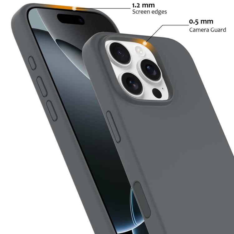 For iPhone 16 Pro Max Silicone Magsafe Phone Case with Camera Control Button