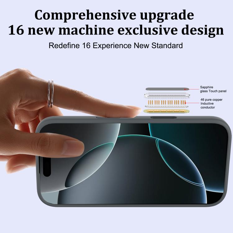 For iPhone 16 Pro Max Silicone Magsafe Phone Case with Camera Control Button