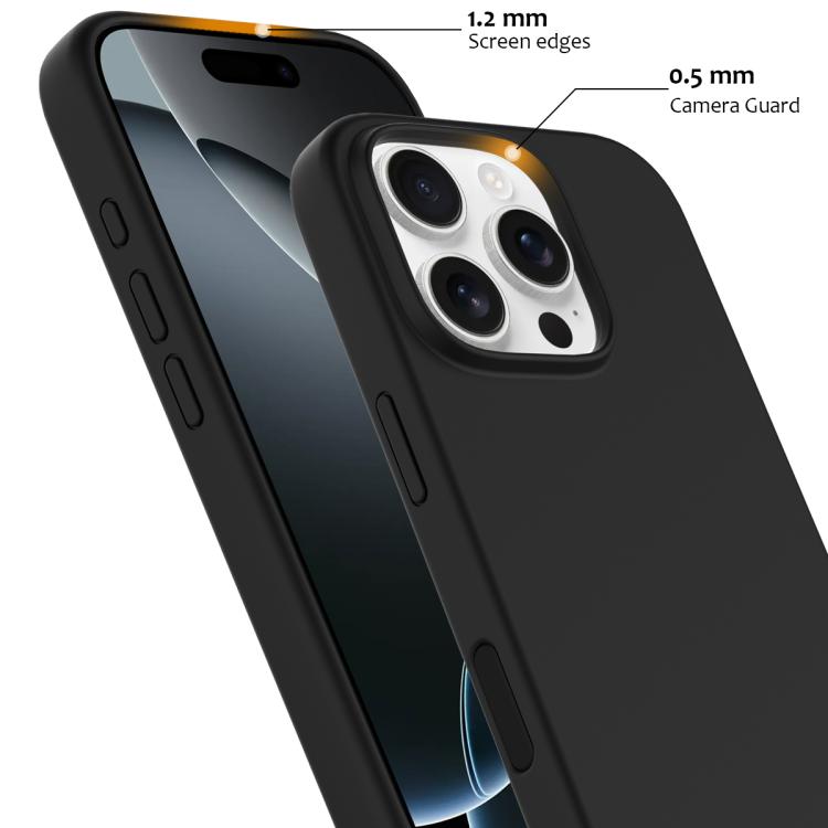 For iPhone 16 Pro Silicone Magsafe Phone Case with Camera Control Button