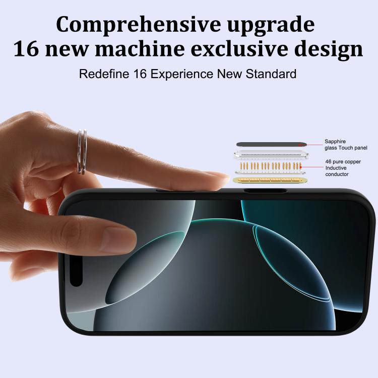 For iPhone 16 Pro Silicone Magsafe Phone Case with Camera Control Button