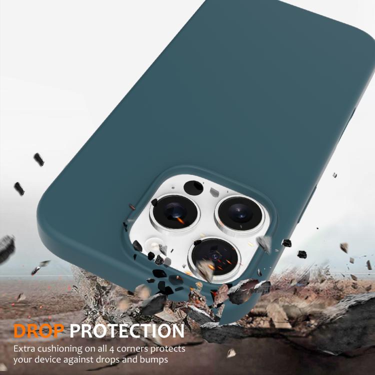 For iPhone 16 Pro Silicone Magsafe Phone Case with Camera Control Button