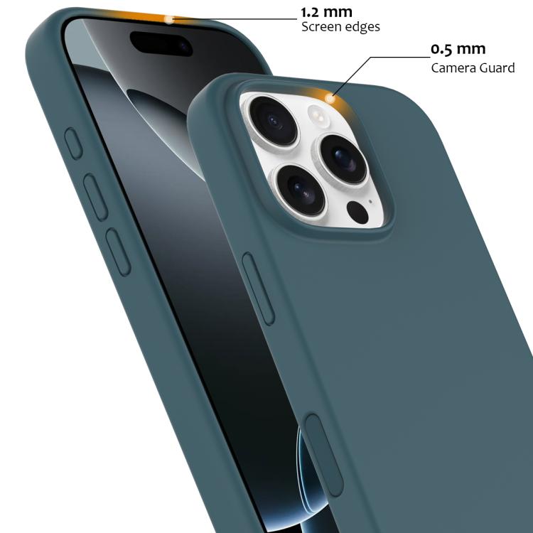 For iPhone 16 Pro Silicone Magsafe Phone Case with Camera Control Button