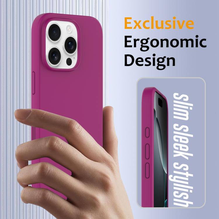 For iPhone 16 Pro Silicone Magsafe Phone Case with Camera Control Button