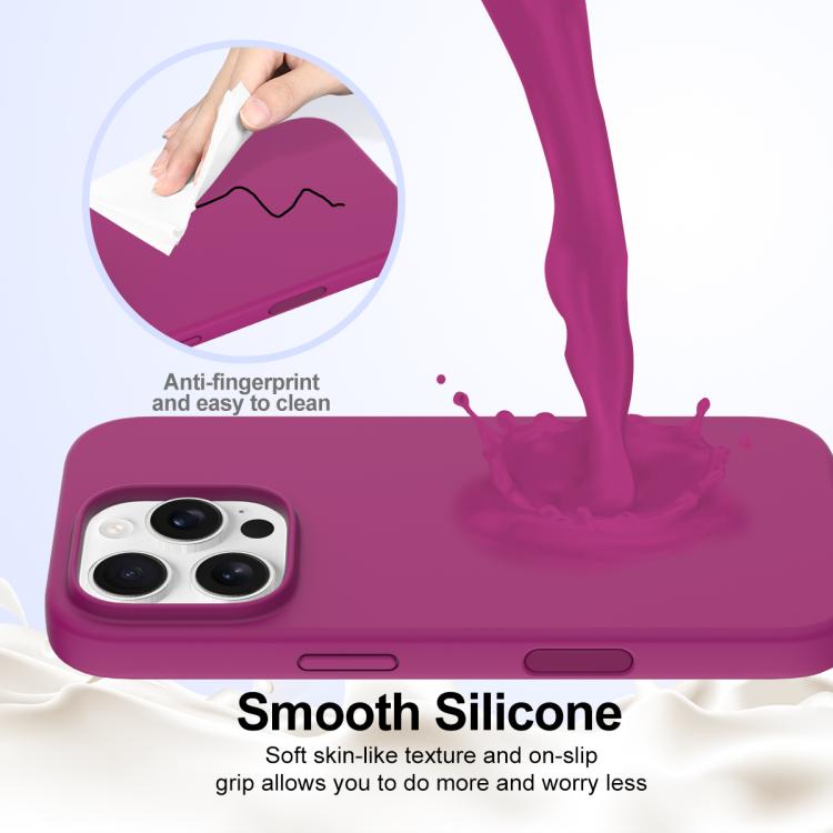 For iPhone 16 Pro Silicone Magsafe Phone Case with Camera Control Button