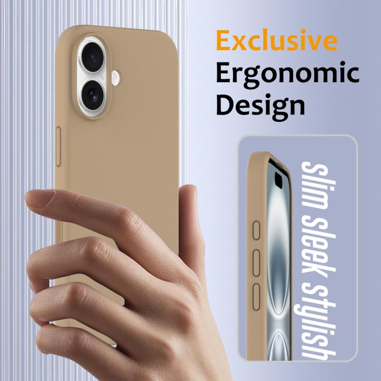 For iPhone 16 Plus Silicone Magsafe Phone Case with Camera Control Button