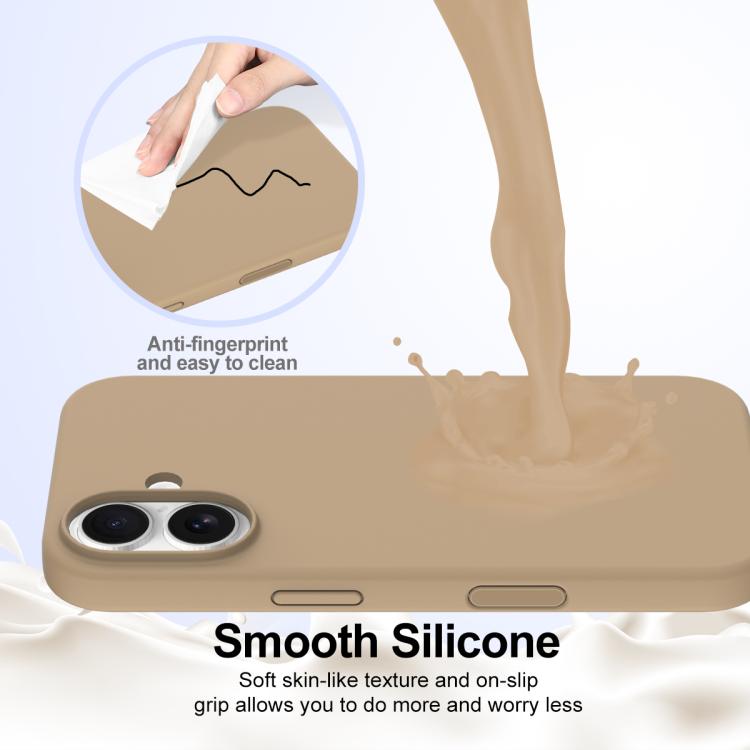 For iPhone 16 Plus Silicone Magsafe Phone Case with Camera Control Button