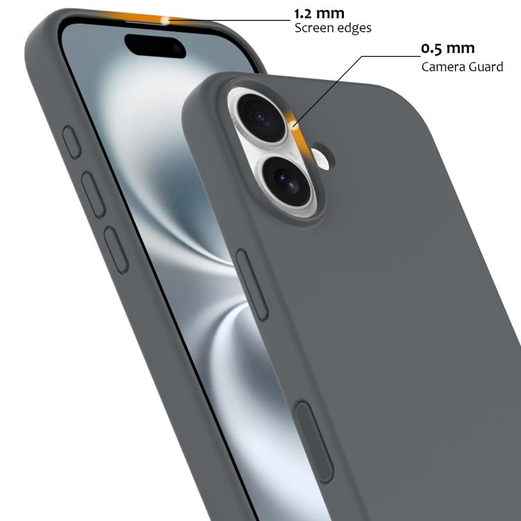 For iPhone 16 Plus Silicone Magsafe Phone Case with Camera Control Button