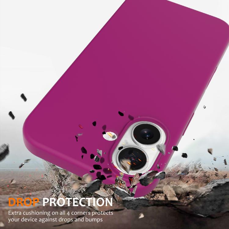 For iPhone 16 Plus Silicone Magsafe Phone Case with Camera Control Button