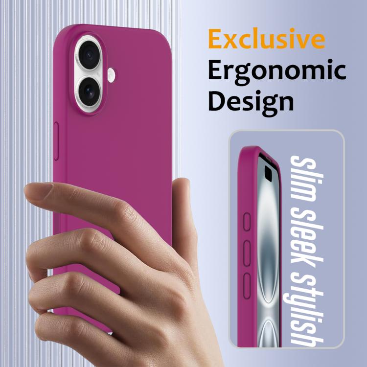 For iPhone 16 Plus Silicone Magsafe Phone Case with Camera Control Button