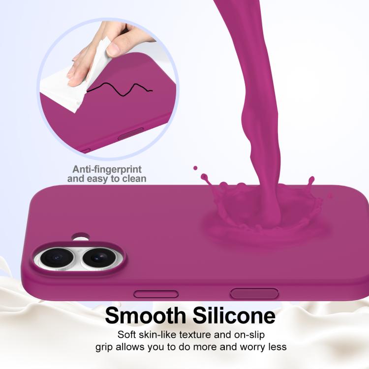 For iPhone 16 Plus Silicone Magsafe Phone Case with Camera Control Button