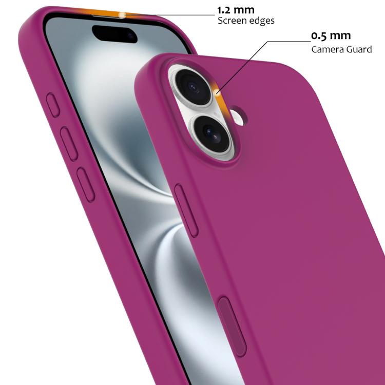 For iPhone 16 Plus Silicone Magsafe Phone Case with Camera Control Button
