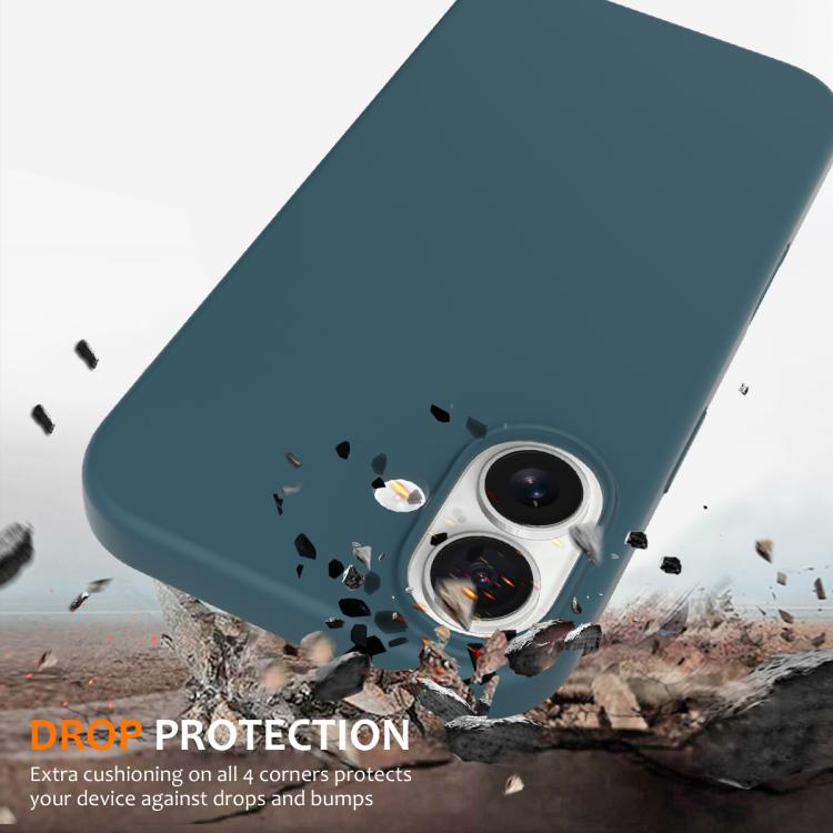 For iPhone 16 Silicone Magsafe Phone Case with Camera Control Button