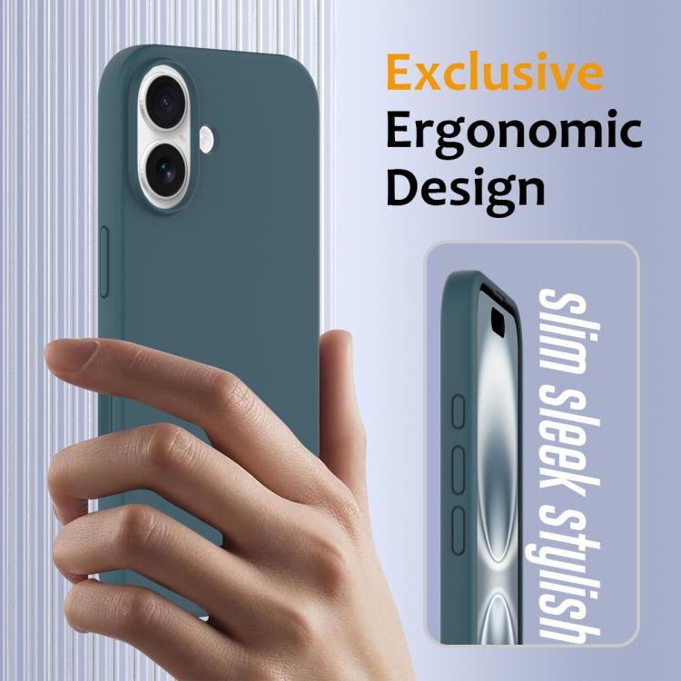 For iPhone 16 Silicone Magsafe Phone Case with Camera Control Button