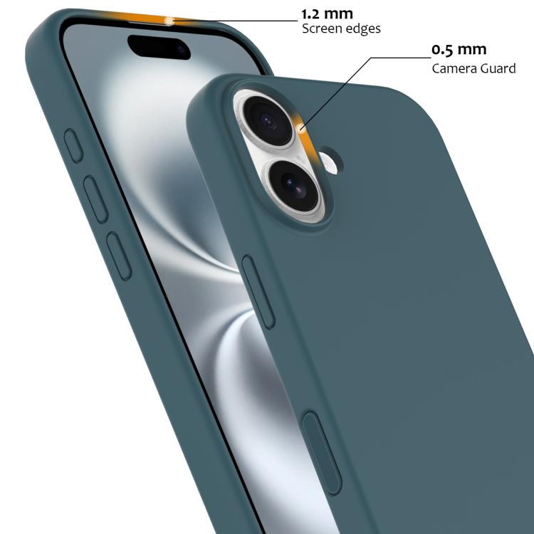 For iPhone 16 Silicone Magsafe Phone Case with Camera Control Button