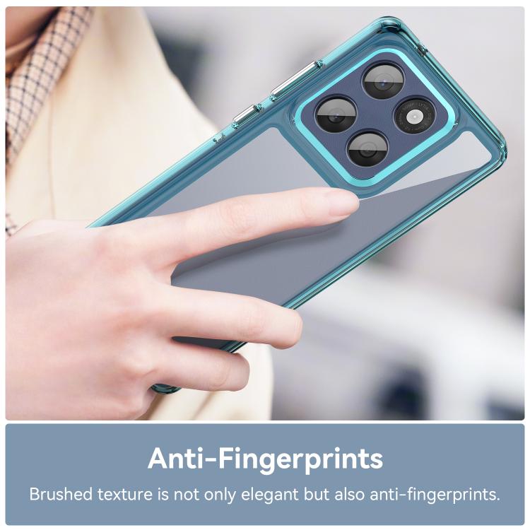 For Motorola Edge 60 Fusion Colorful Series Acrylic Hybrid TPU Phone Case