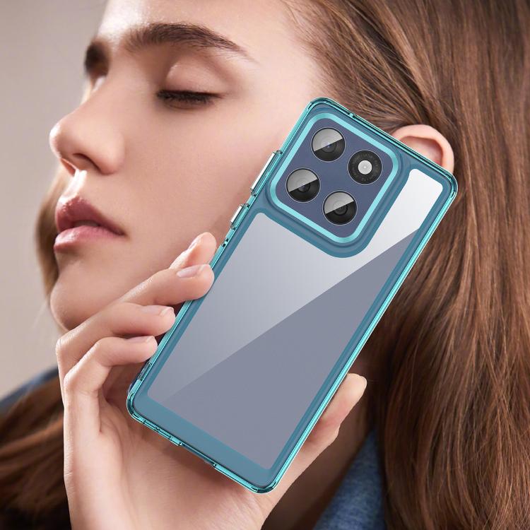 For Motorola Edge 60 Fusion Colorful Series Acrylic Hybrid TPU Phone Case